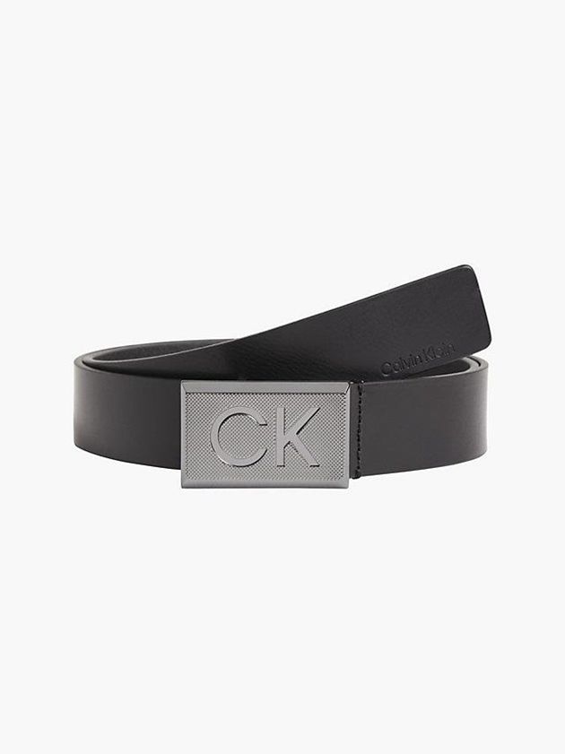 Calvin Klein USA Leather Mens Belt Black 5136794-DF